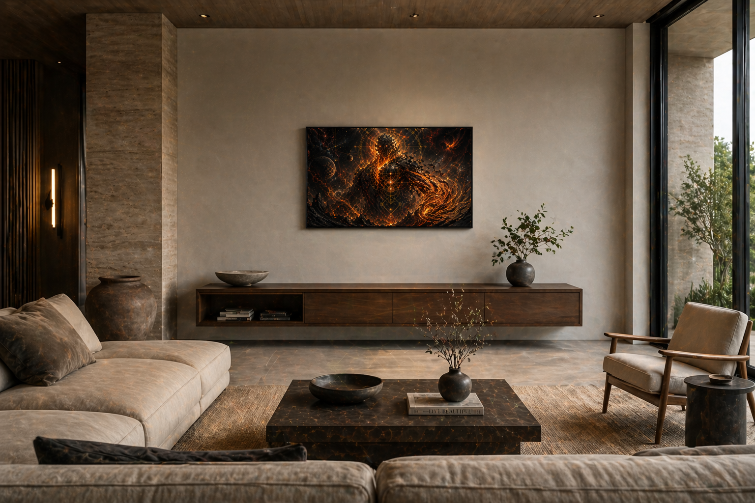 PYROTHEON — Phase I: Ignition Artifact | Limited Edition Mythic Canvas (1 of 10, 36×24 Framed)