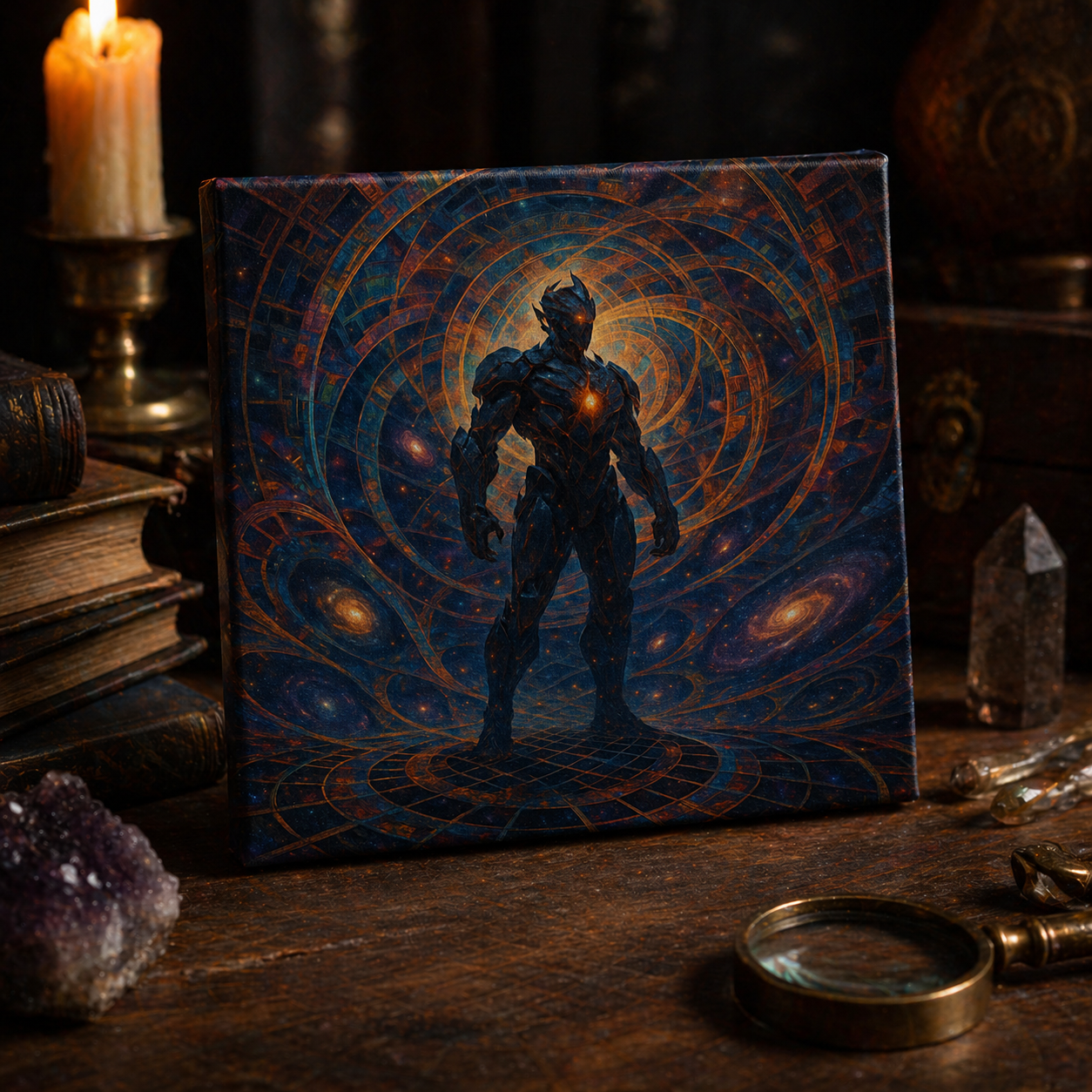 ORAINTHUL — Entry Artifact Fragment | 8×8 Mythic Art Print (Open Edition under 1,000)