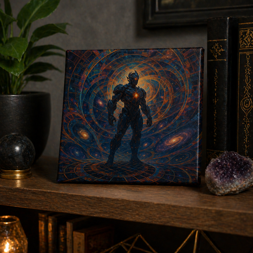 ORAINTHUL — Entry Artifact Fragment | 8×8 Mythic Art Print (Open Edition under 1,000)