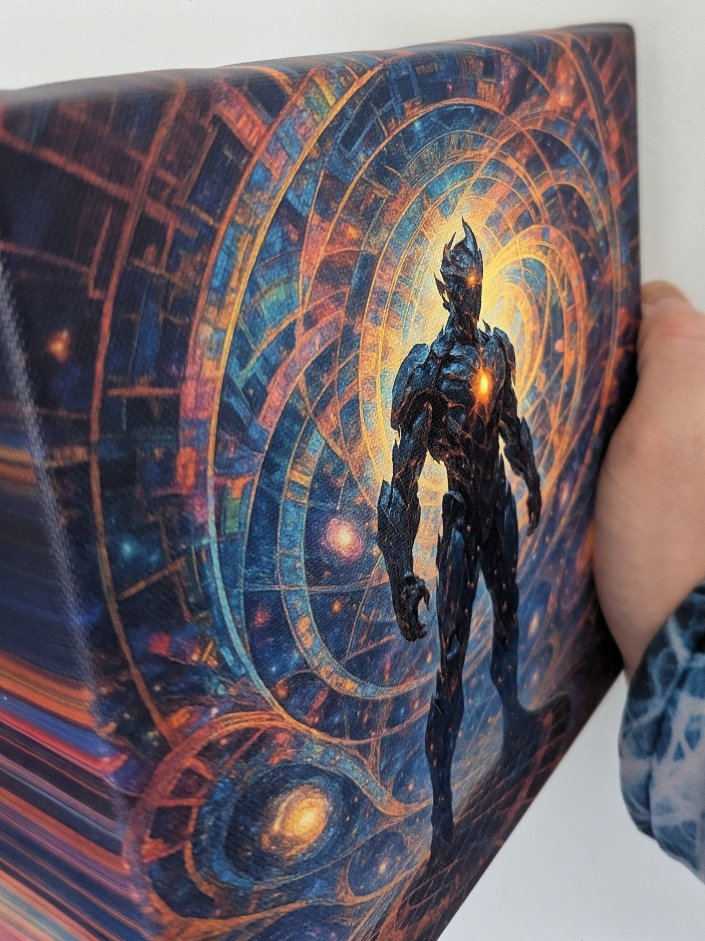 ORAINTHUL — Entry Artifact Fragment | 8×8 Mythic Art Print (Open Edition under 1,000)