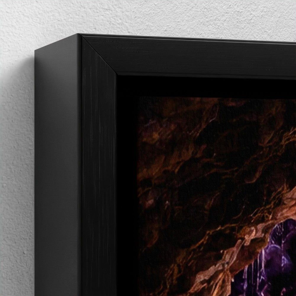 AURELITH — The Amethyst Warden | Limited Edition Mythic Canvas (1 of 100, 16×24 Framed)