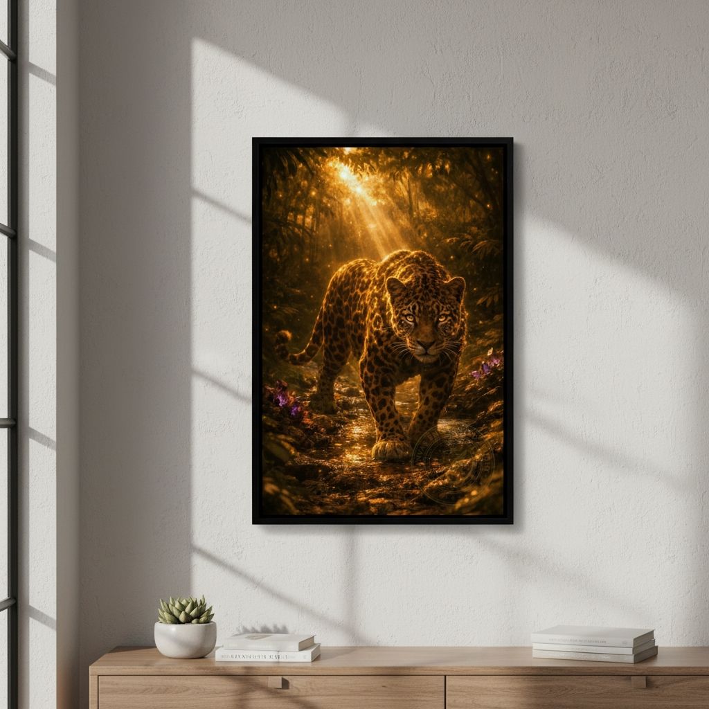 Kaelith — The Solar Sentinel (16×24 Archival Canvas)