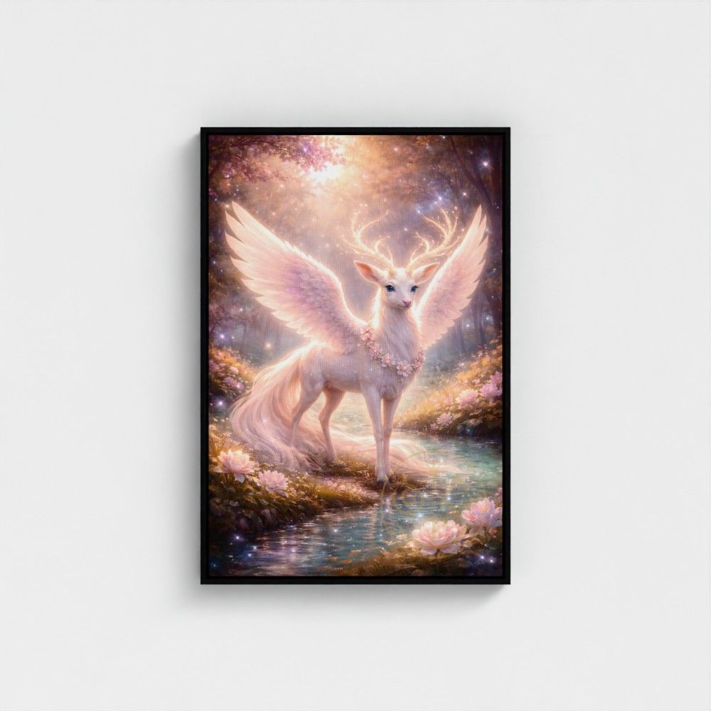AELORIA — The Dawnkeeper | Limited Edition Mythic Canvas (1 of 10, 16×24 Framed)